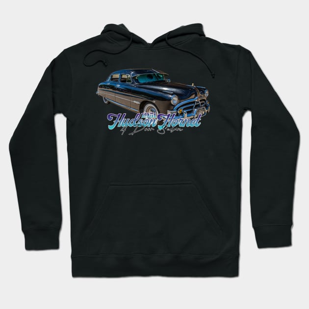 1951 Hudson Hornet 4 Door Sedan Hoodie by Gestalt Imagery